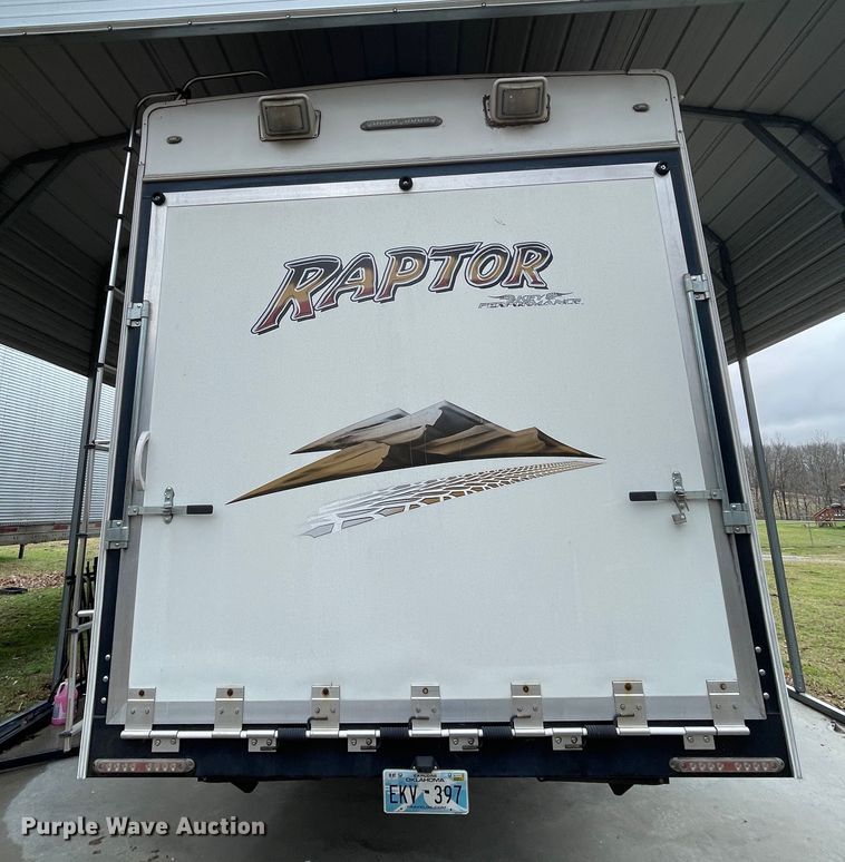 image for item IR9806 2010 Raptor 3912  toy hauler camper