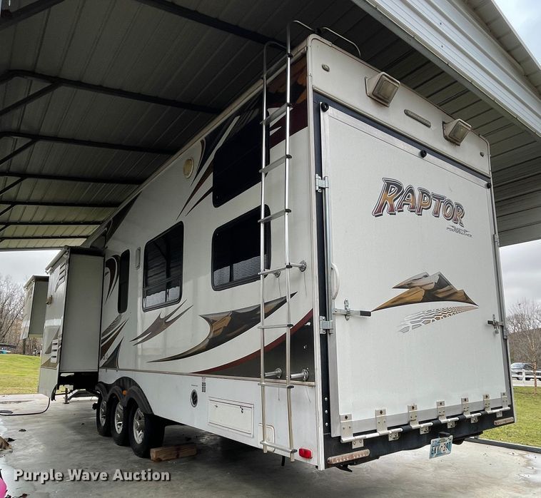 image for item IR9806 2010 Raptor 3912  toy hauler camper