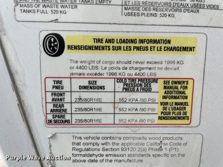 image for item IR9806 2010 Raptor 3912  toy hauler camper