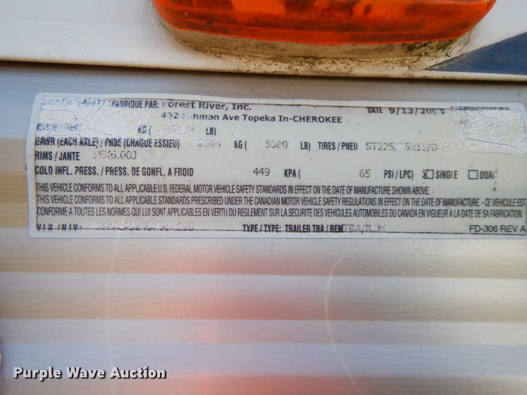 image for item IX9444 2005 Forest River Cherokee  camper