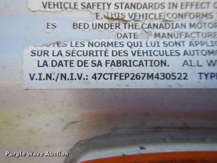 image for item IX9454 2007 Dutchmen Four Winds GS400  camper