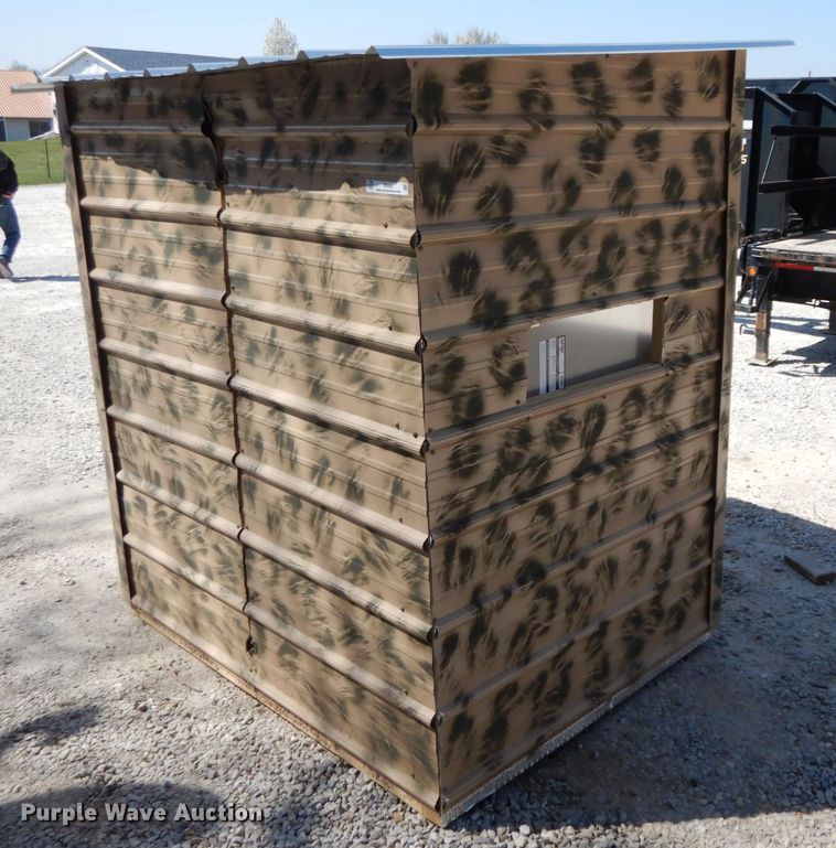 image for item IX9469 Shop built hunting blind