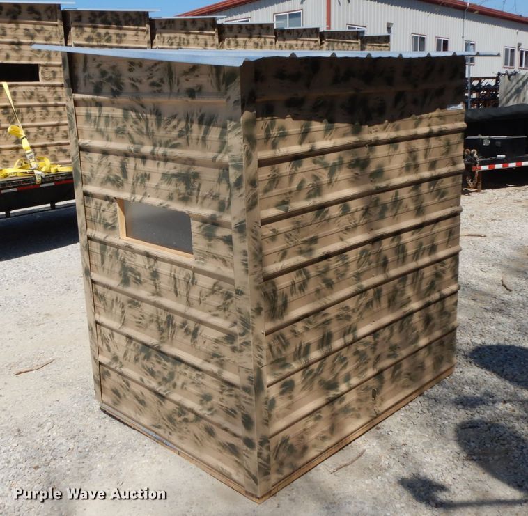 image for item IX9469 Shop built hunting blind