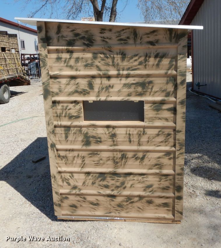 image for item IX9469 Shop built hunting blind