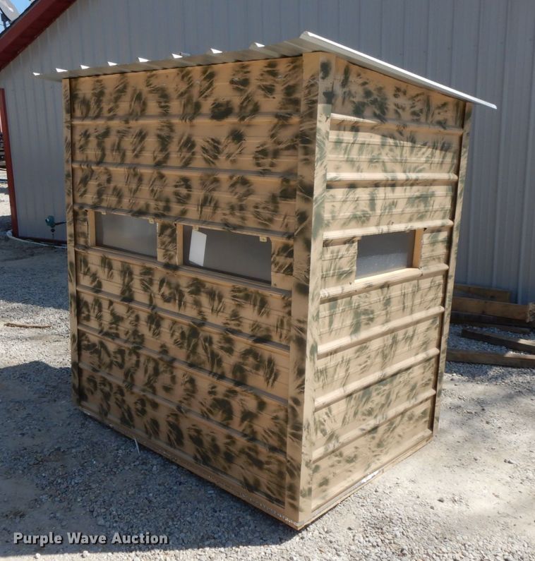 image for item IX9469 Shop built hunting blind