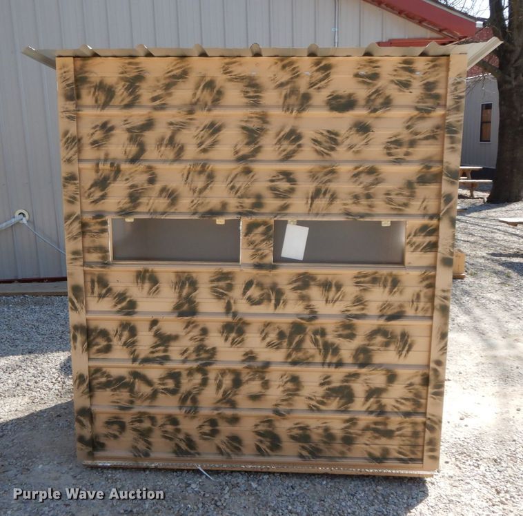 image for item IX9469 Shop built hunting blind