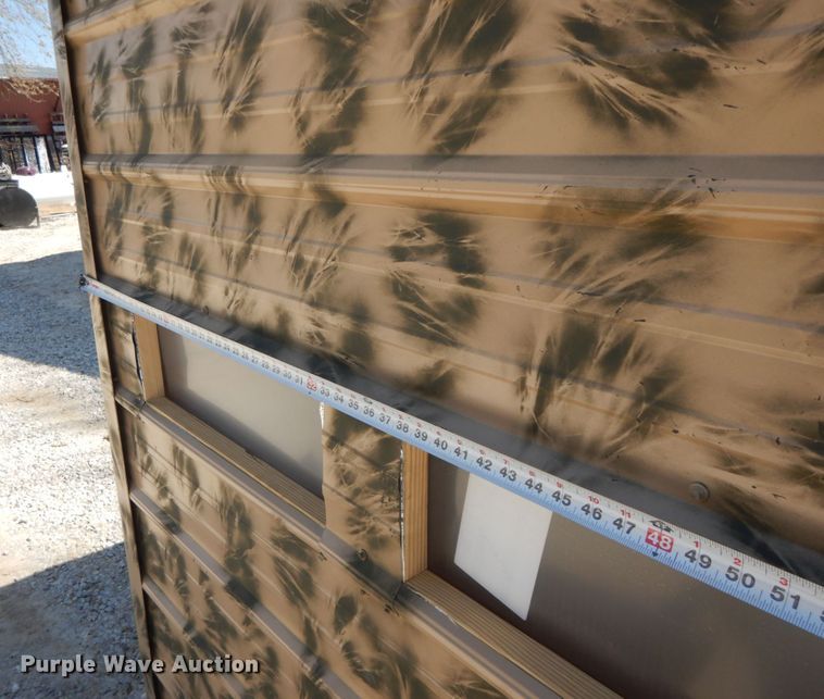 image for item IX9469 Shop built hunting blind