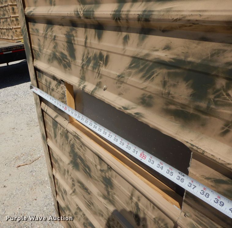 image for item IX9469 Shop built hunting blind