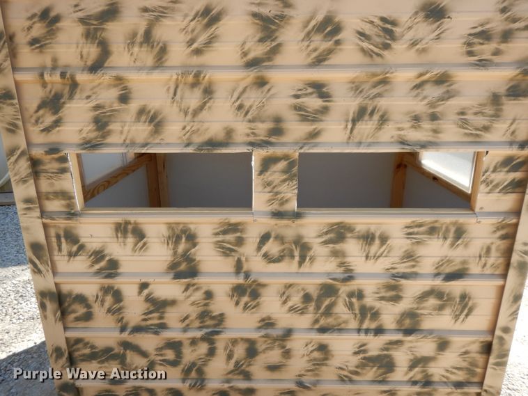 image for item IX9469 Shop built hunting blind