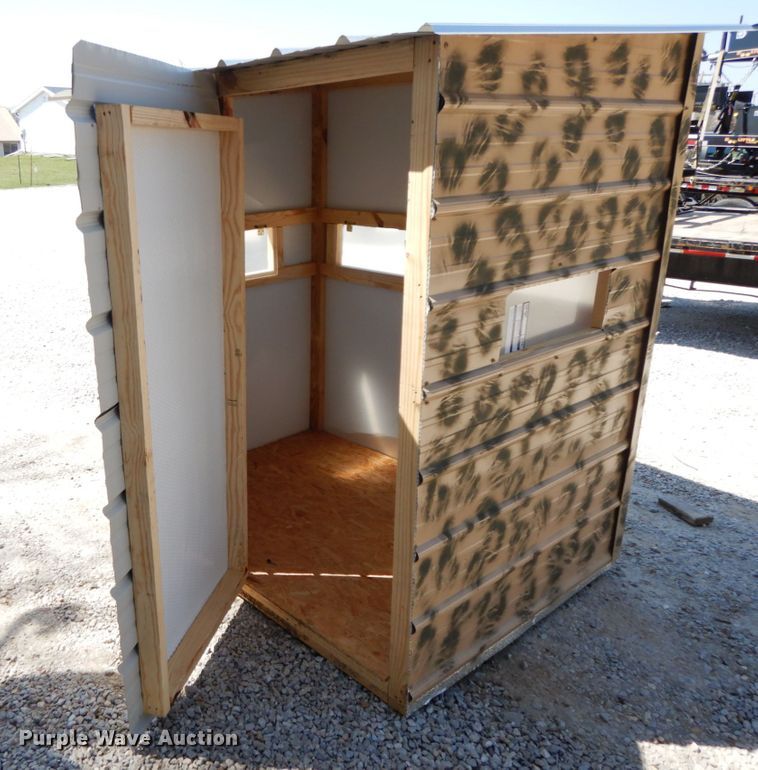 image for item IX9469 Shop built hunting blind