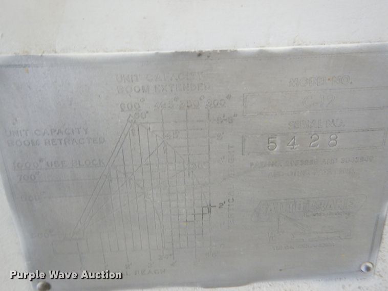 image for item IY9583 Auto Crane C-12 crane