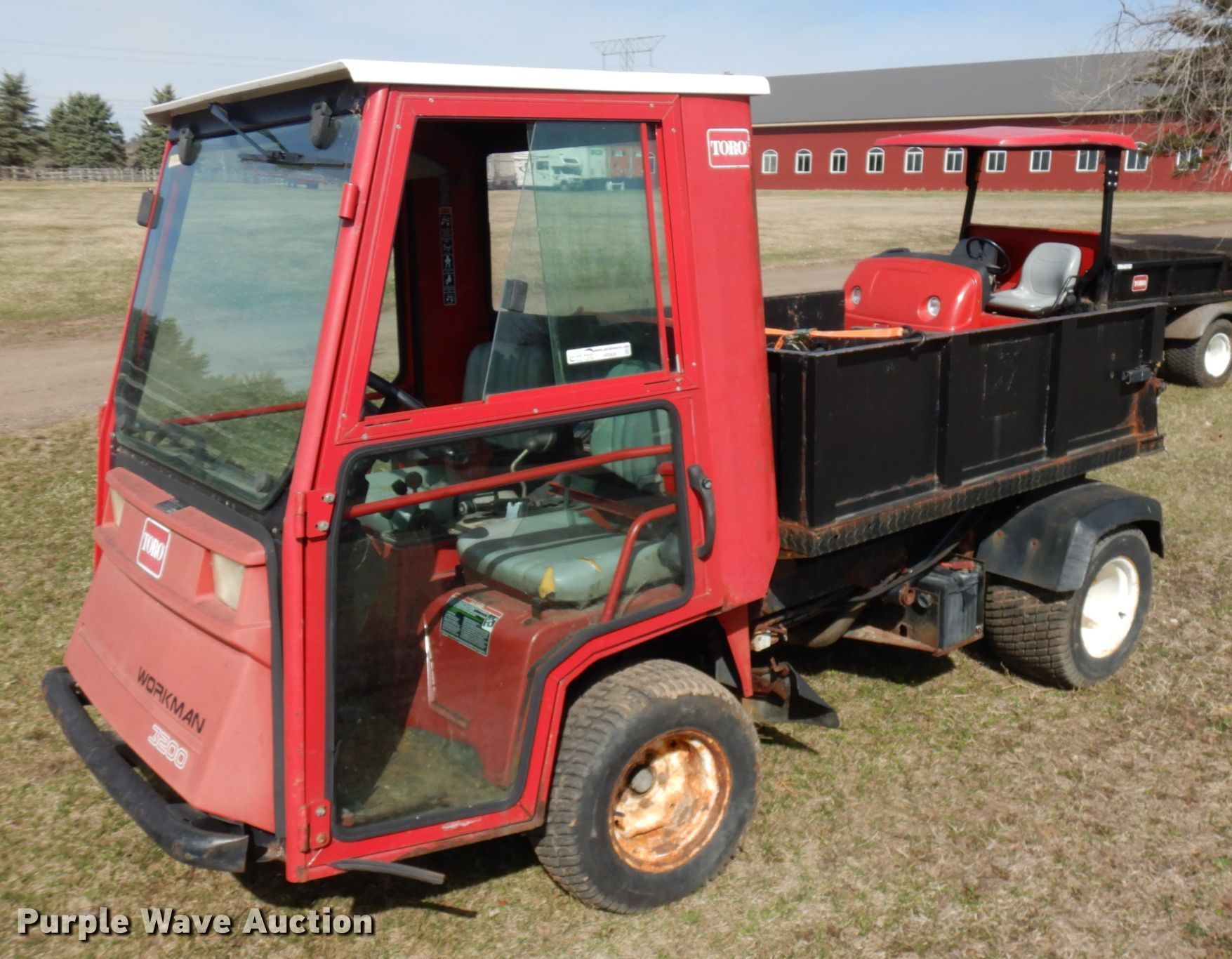 Toro Workman 3200 utility vehicle in Afton, MN Item HR9087 sold