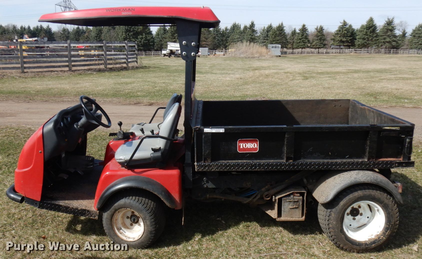 Toro Workman 3200 utility vehicle in Afton, MN Item HR9088 sold