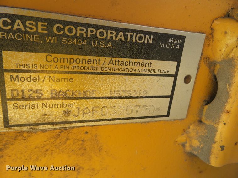 image for item DA7091 2000 Case 660  trencher