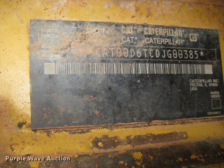image for item DC1486 2008 Caterpillar D6T XW  crawler dozer