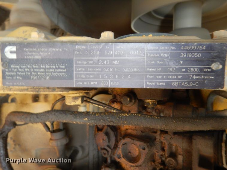 image for item DC2177 1992 Etnyre  chip spreader