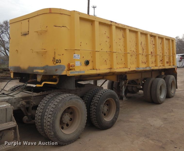 image for item DF6765 1980 Dorsey  end dump trailer