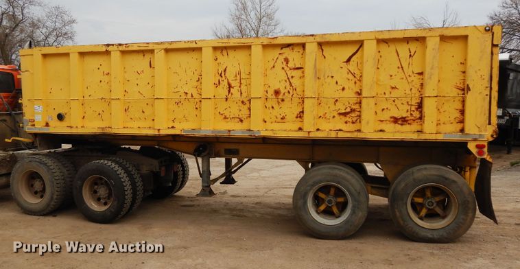 image for item DF6765 1980 Dorsey  end dump trailer