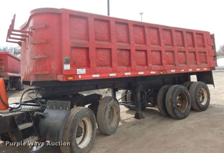 image for item DF6768 1970 Trailco  end dump trailer