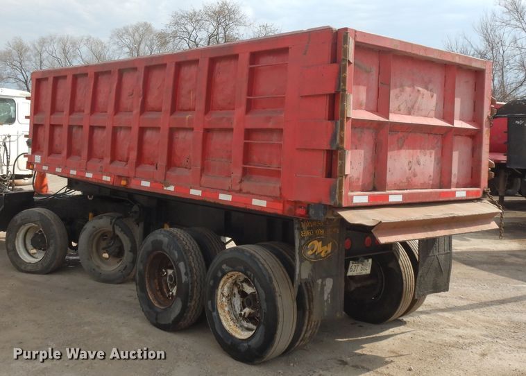 image for item DF6768 1970 Trailco  end dump trailer
