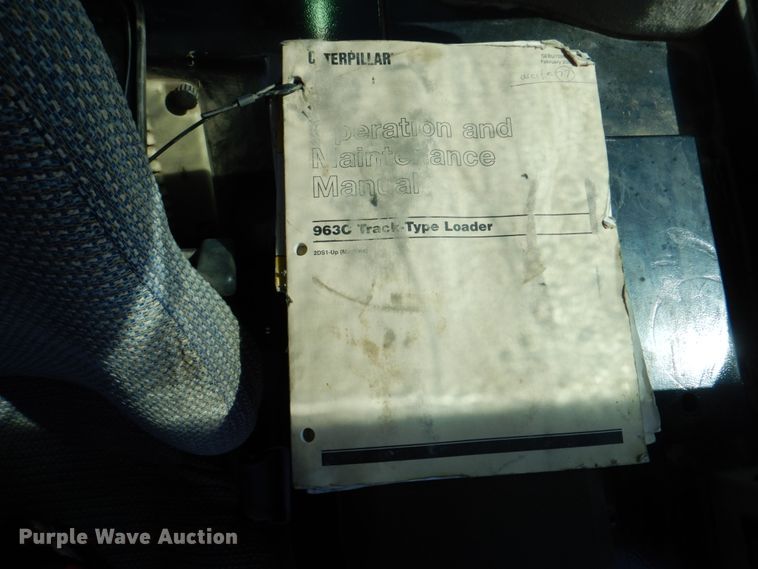 image for item DH5480 2003 Caterpillar 963C  track loader