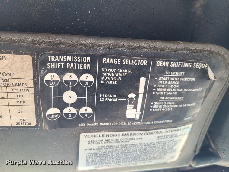 image for item DH5874 1979 GMC General  dump truck