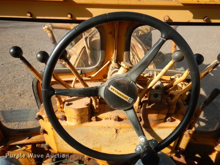 image for item DJ1185 1969 Caterpillar 12F  rigid frame motor grader