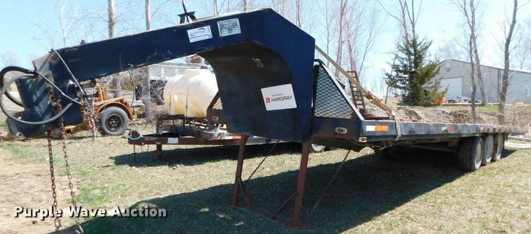 image for item DJ5991 1974 Dakota Trail-eze 2341HW tilt deck equipment trailer