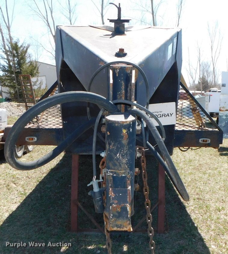 image for item DJ5991 1974 Dakota Trail-eze 2341HW tilt deck equipment trailer