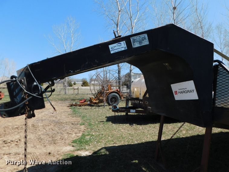 image for item DJ5991 1974 Dakota Trail-eze 2341HW tilt deck equipment trailer