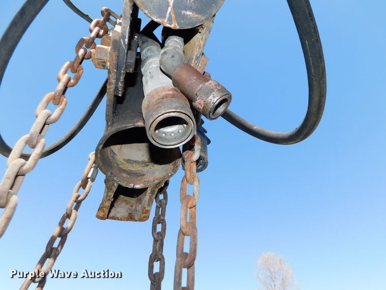 image for item DJ5991 1974 Dakota Trail-eze 2341HW tilt deck equipment trailer