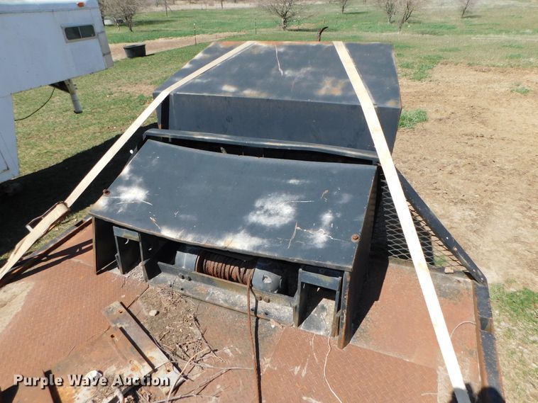 image for item DJ5991 1974 Dakota Trail-eze 2341HW tilt deck equipment trailer