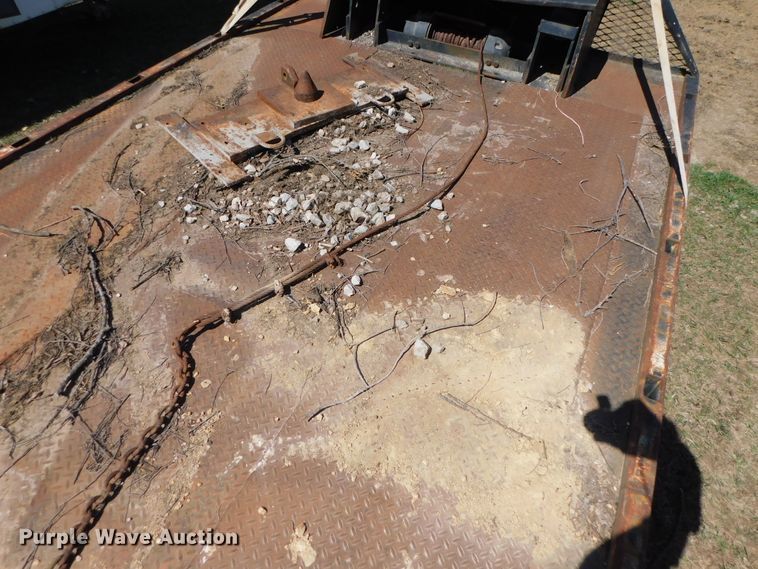 image for item DJ5991 1974 Dakota Trail-eze 2341HW tilt deck equipment trailer