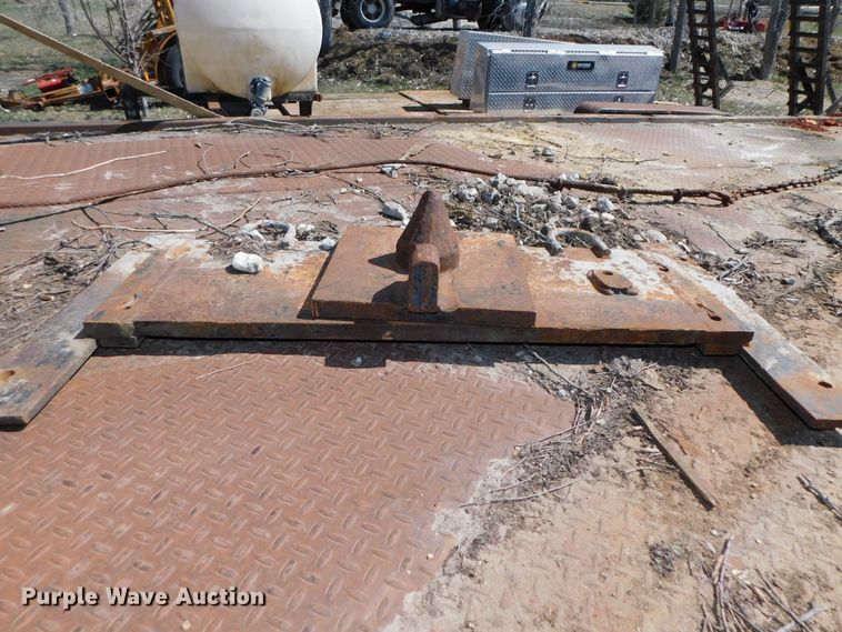 image for item DJ5991 1974 Dakota Trail-eze 2341HW tilt deck equipment trailer