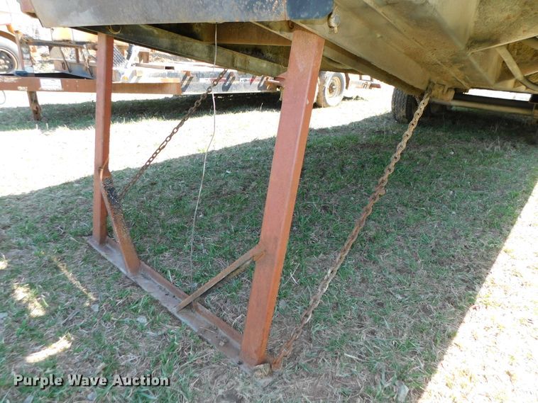 image for item DJ5991 1974 Dakota Trail-eze 2341HW tilt deck equipment trailer