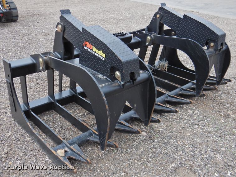 image for item DJ8435 ProWorks 84"W skid steer grapple bucket
