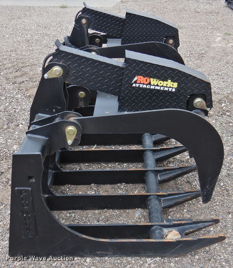 image for item DJ8435 ProWorks 84"W skid steer grapple bucket