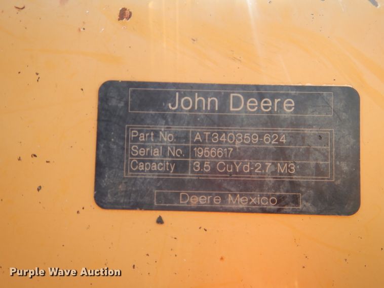 image for item DJ8841 2013 John Deere 624K  wheel loader
