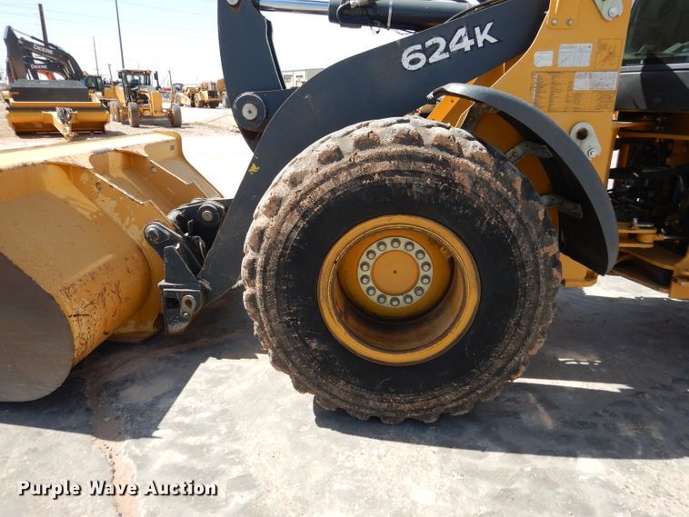 image for item DJ8841 2013 John Deere 624K  wheel loader