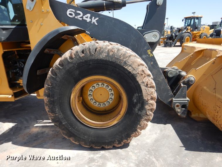 image for item DJ8841 2013 John Deere 624K  wheel loader