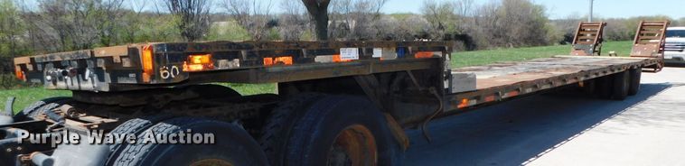 image for item DK8511 1996 Tarasport drop deck equipment trailer