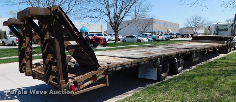 image for item DK8511 1996 Tarasport drop deck equipment trailer