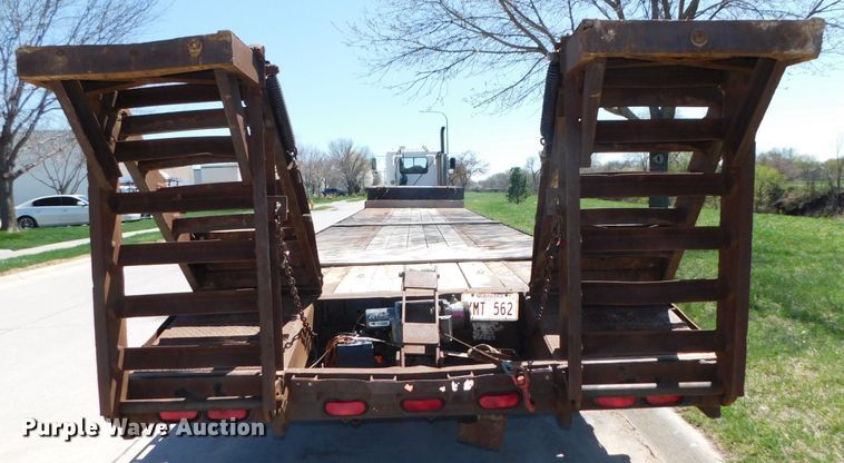 image for item DK8511 1996 Tarasport drop deck equipment trailer