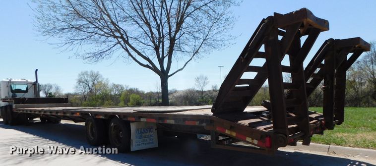 image for item DK8511 1996 Tarasport drop deck equipment trailer