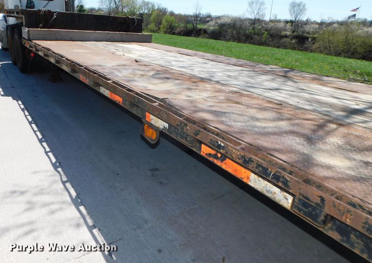 image for item DK8511 1996 Tarasport drop deck equipment trailer