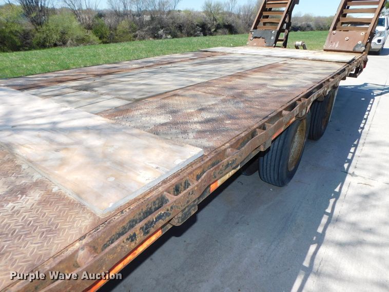 image for item DK8511 1996 Tarasport drop deck equipment trailer