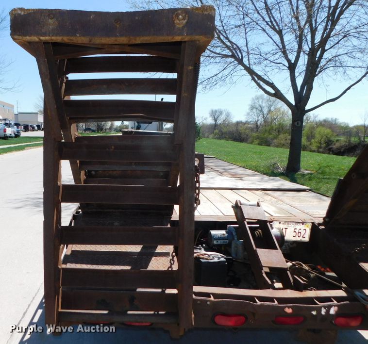 image for item DK8511 1996 Tarasport drop deck equipment trailer