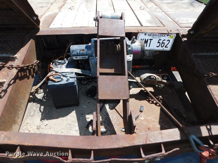 image for item DK8511 1996 Tarasport drop deck equipment trailer