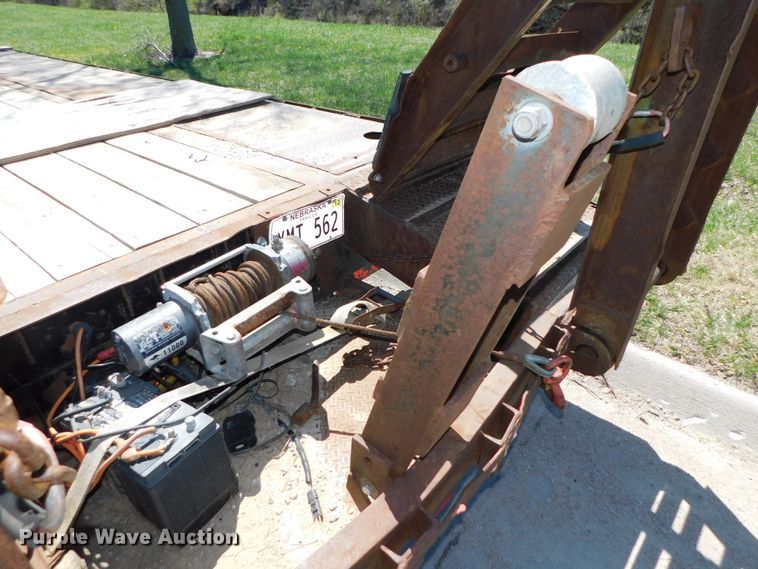 image for item DK8511 1996 Tarasport drop deck equipment trailer