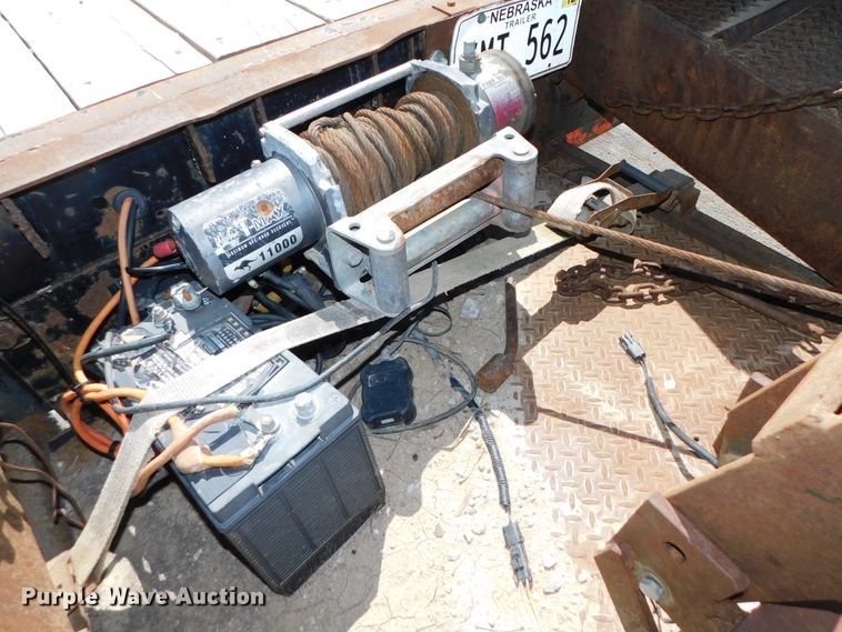 image for item DK8511 1996 Tarasport drop deck equipment trailer